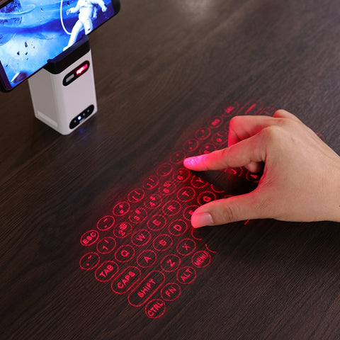 Bluetooth virtual laser Wireless Projection mini keyboard for computer Phone pad Laptop With Mouse function