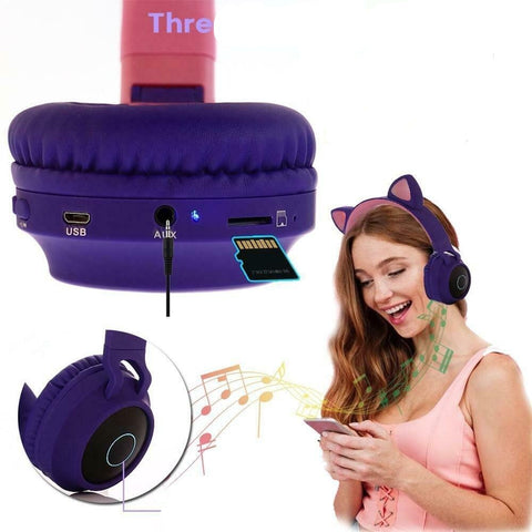 Cat Ear Bluetooth 5.0 Headphone