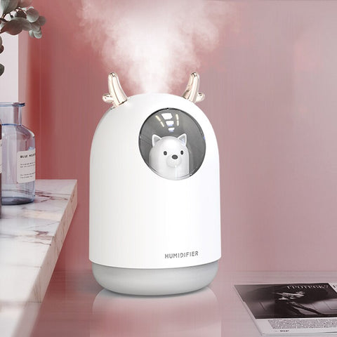 Rechargeable Night Light Animal Humidifier